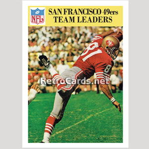 1966P Team Leaders San Francisco 49ers