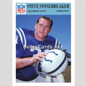 1966P Steve Stonebreaker Baltimore Colts