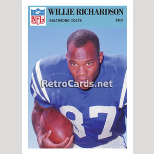 1966P Willie Richardson Baltimore Colts