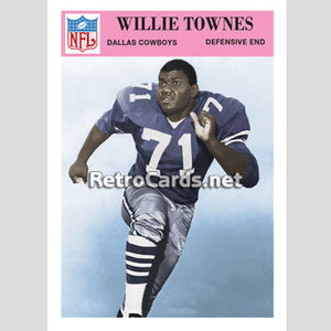 1966PB Willie Townes Dallas Cowboys