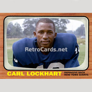 1966T Carl Lockhart NFL All Stars