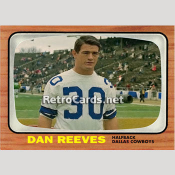 1966T Dan Reeves Dallas Cowboys – RetroCards