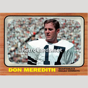 1966T Don Meredith Dallas Cowboys