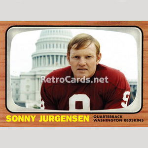 1966T Sonny Jurgensen NFL All Stars