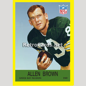 1967P Allen Brown Green Bay Packers