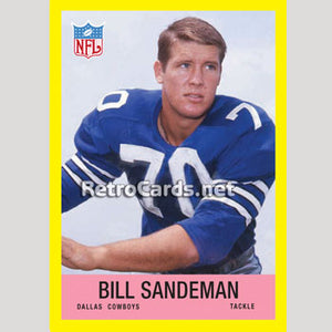 1967P Bill Sandeman Dallas Cowboys