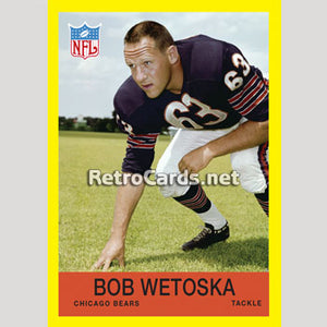 1967P Bob Wetoska Chicago Bears