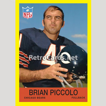 1967P Brian Piccolo Chicago Bears – RetroCards