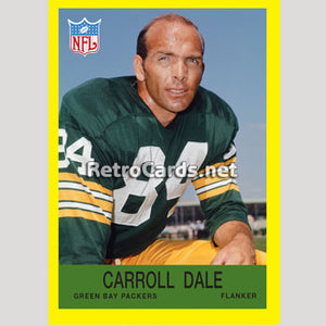 1967P Carroll Dale Green Bay Packers