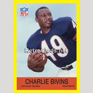 1967P Charlie Bivins Chicago Bears