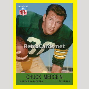 1967P Chuck Mercein Green Bay Packers