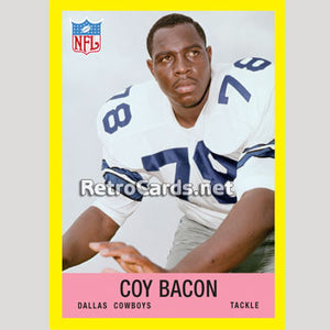 1967P Coy Bacon Dallas Cowboys