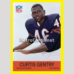 1967P Curtis Gentry Chicago Bears