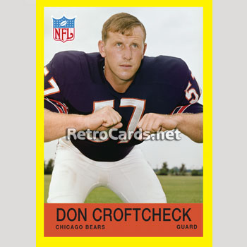 1967P-Don-Croftcheck-Chicago-Bears