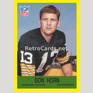 1967P Don Horn Green Bay Packers