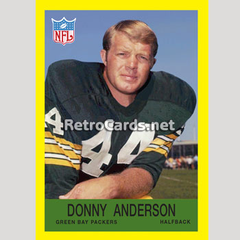 1967P Donny Anderson Green Bay Packers – RetroCards