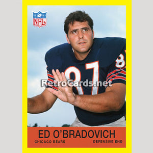 1967P Ed O'Bradovich Chicago Bears