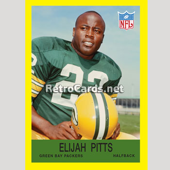 1968 Topps Elijah Pitts #79 Green Bay Packers Football Card