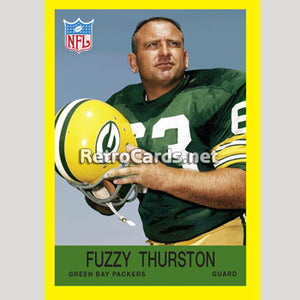 1967P  Fuzzy Thurston Green Bay Packers