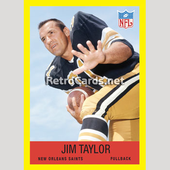 1967P Jim Taylor New Orleans Saints – RetroCards