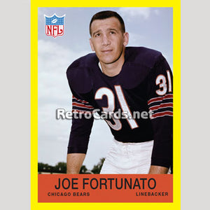 1967P Joe Fortunato Chicago Bears