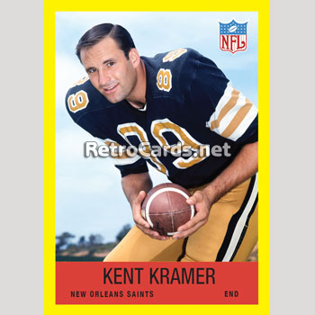 1967P Kent Kramer New Orleans Saints
