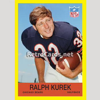 1969 Chicago Bears - Rothschild's - NFL - Ralph Kurek Autograph - PSA/DNA.