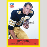 1967P Ray Poage New Orleans Saints