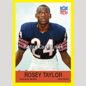 1967P Rosey Taylor Chicago Bears