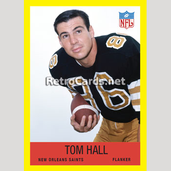 1967P Tom Hall New Orleans Saints