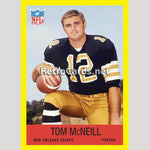 1967P Tom McNeill New Orleans Saints