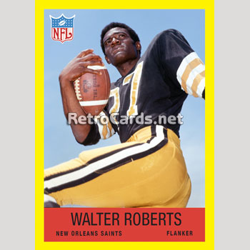 1967P Walter Roberts New Orleans Saints
