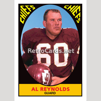 1967T Al Reynolds Kansas City Chiefs – RetroCards