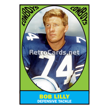 : 1967 Philadelphia # 55 Bob Lilly Dallas Cowboys