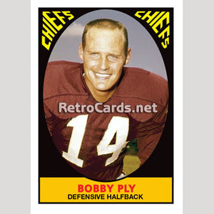 1967T Bobby Ply Kansas City Chiefs