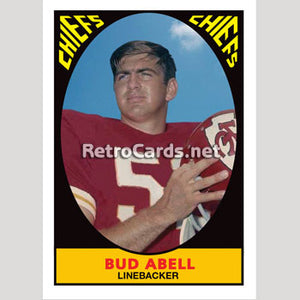1967T Bud Abell Kansas City Chiefs