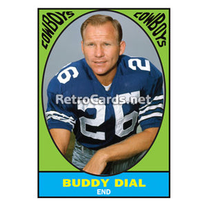 1967T Buddy Dial Dallas Cowboys