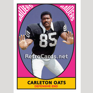 1967T Carleton Oats Oakland Raiders