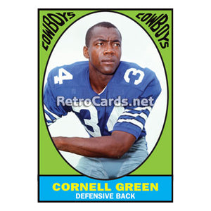1967T Cornell Green Dallas Cowboys
