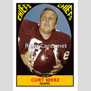1967T Curt Merz Kansas City Chiefs