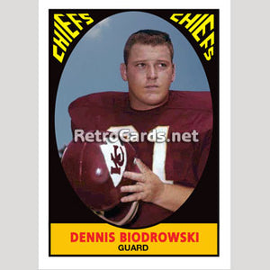 1967T Dennis Biodrowski Kansas City Chiefs
