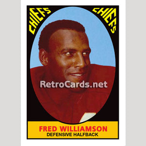 1967T Fred Williamson Kansas City Chiefs