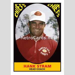 1967T Hank Stram Kansas City Chiefs