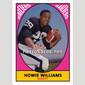 1969T Howie Williams Oakland Raiders – RetroCards