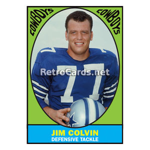 1967T Jim Colvin Dallas Cowboys