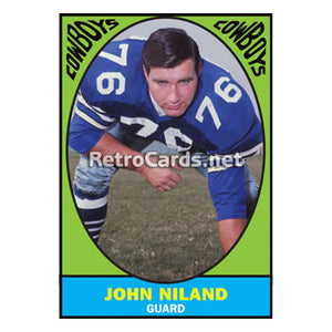1967T John Niland Dallas Cowboys