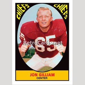 1967T Jon Gilliam Kansas City Chiefs