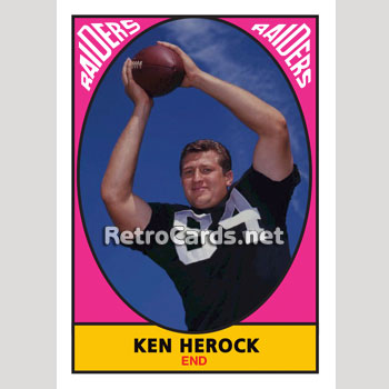 1967T Ken Herock Oakland Raiders – RetroCards