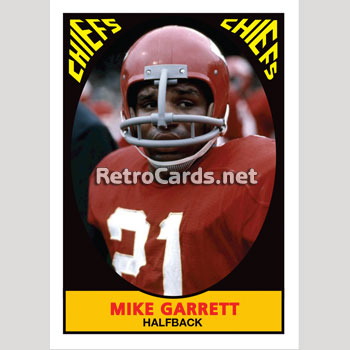 1967T Mike Garrett Kansas City Chiefs – RetroCards