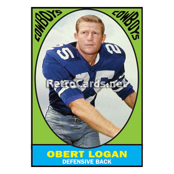 1967T Obert Logan Dallas Cowboys